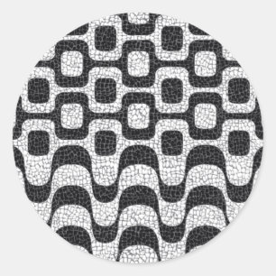 Adesivo Redondo Ipanema / Copacabana Boardwalk