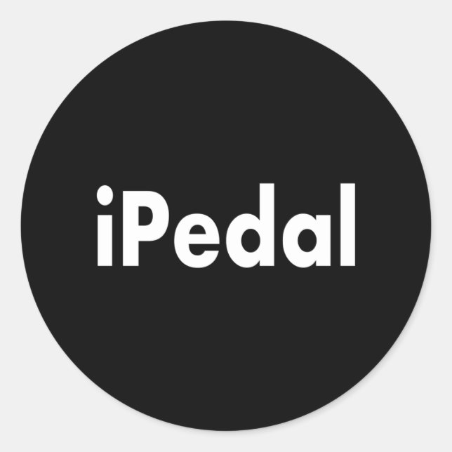 Adesivo Redondo iPedal (Frente)