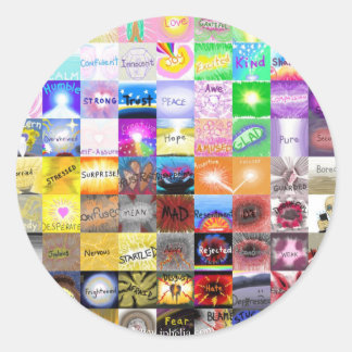 Adesivo Redondo Iphelia Feelings Sticker