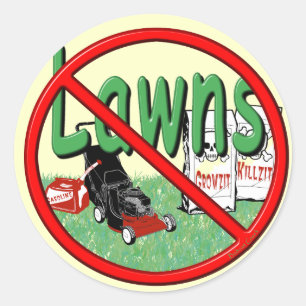 Adesivo Redondo Ir contra-lei verde