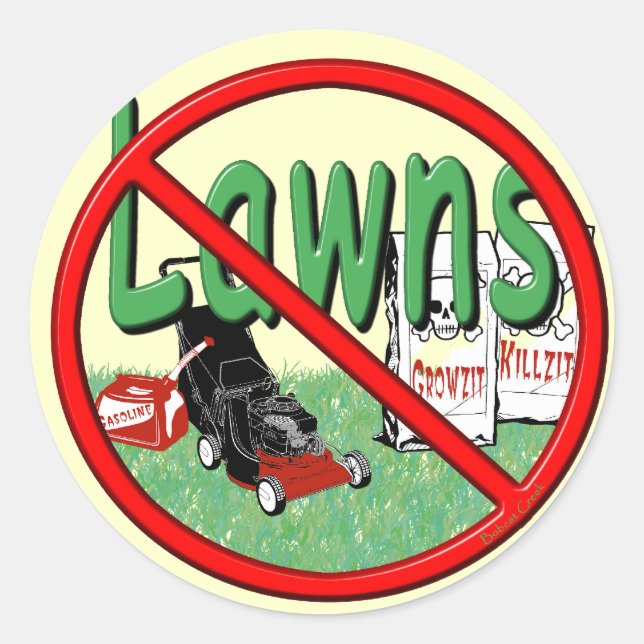 Adesivo Redondo Ir contra-lei verde (Frente)