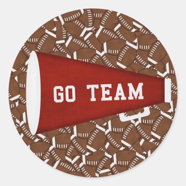 Adesivo Redondo Ir Equipe (Frente)
