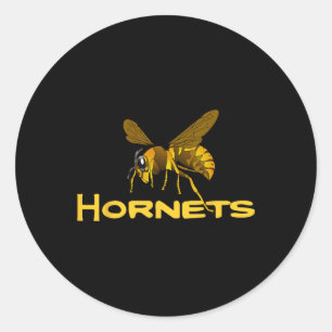 Adesivo Redondo Ir Hornets Pegbyll Bysebyll Bysketbyll Cheer Danc