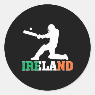 Adesivo Redondo Ireland Cricket Fan Jersey 2025 Irish Cricket