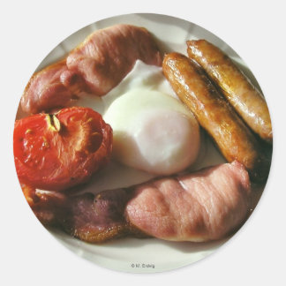 Adesivo Redondo Irish Brefast Sticker