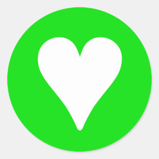 Adesivo Redondo Irish Heart - Stickers