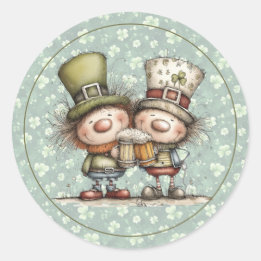 Adesivo Redondo Irish‑Inspired St. Patrick’s Day Envelope Seal