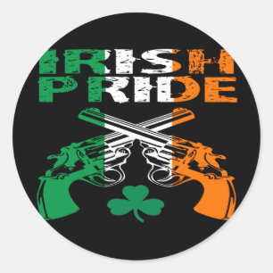 Adesivo Redondo Irish Pride Sticker