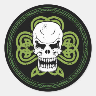 Adesivo Redondo Irish Punk Sticker