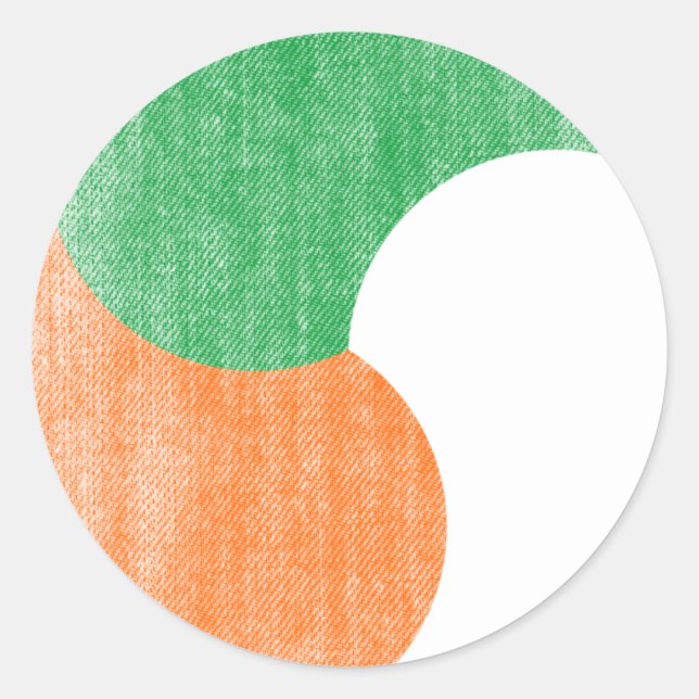 ADESIVO REDONDO IRLANDA (Frente)