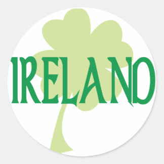 Adesivo Redondo Irlanda