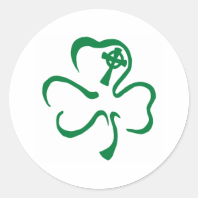 Adesivo Redondo irlanda (Frente)