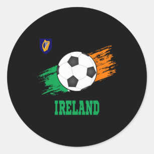 Adesivo Redondo Irlanda Futebol Irlandês Futebol Irlanda
