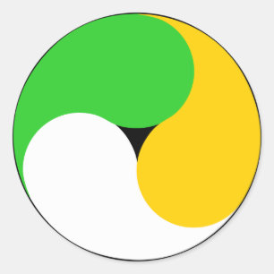 Adesivo Redondo Irlandês Swirl