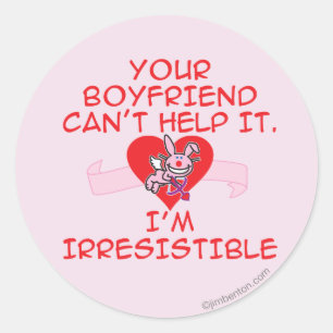 Adesivo Redondo Irresistível