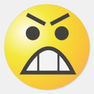 Adesivo Redondo irritado