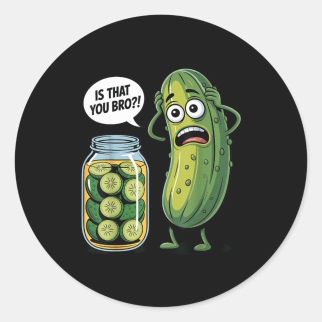 Adesivo Redondo Is That You Bro_ Humorous Ckle Lovers Funny Cuber  (Frente)