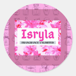 Adesivo Redondo Isryla Fragrance Ilimited