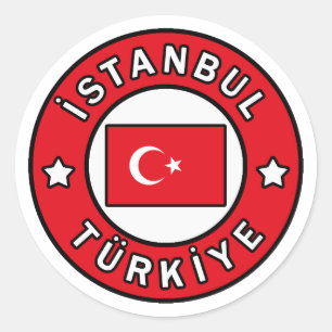 Adesivo Redondo Isstanbul Türkiye