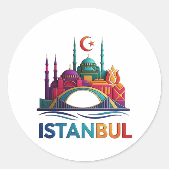 ADESIVO REDONDO ISTAMBUL (Frente)