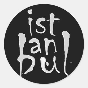 Adesivo Redondo ISTANBUL Sticker