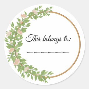 Adesivo Redondo Isto pertence a