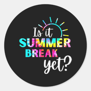 Adesivo Redondo IT Summer Break Apreciação de Professores 2