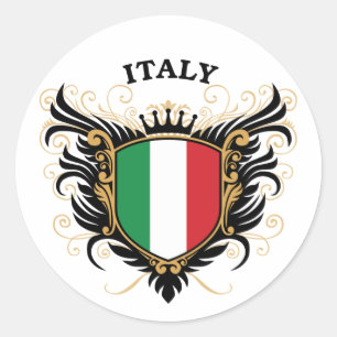 Adesivo Redondo Italia