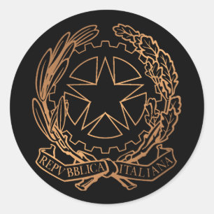 Adesivo Redondo Itália