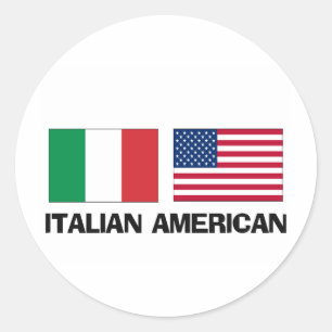 Adesivo Redondo Italiano americano