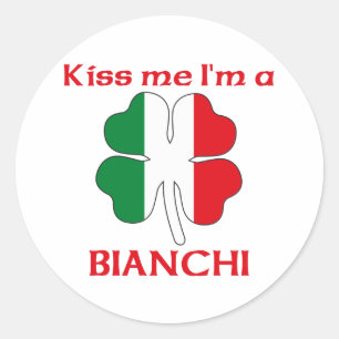 Adesivo Redondo Italianos personalizados beijam-me que eu sou