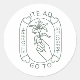 Adesivo Redondo Ite Ad Joseph