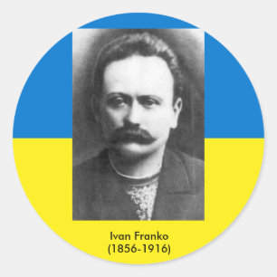 Adesivo Redondo Ivan Franko Sticker