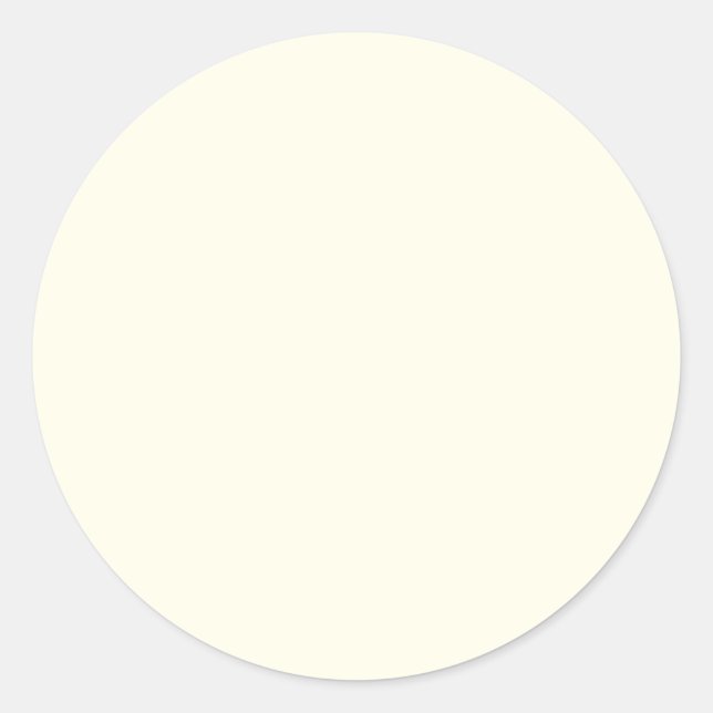 Adesivo Redondo Ivory White (Frente)