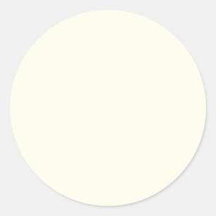 Adesivo Redondo Ivory White