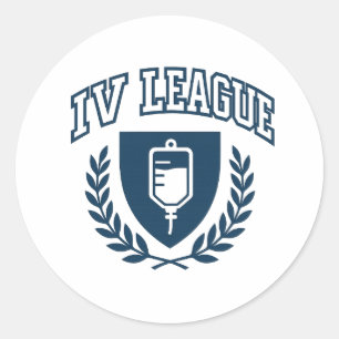 Adesivo Redondo Ivy League-sticker