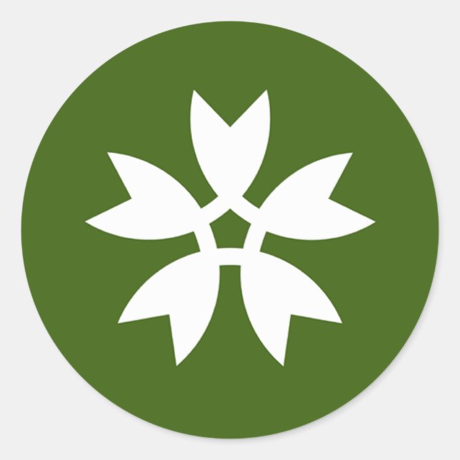 Adesivo Redondo Iwakuni, Yamaguchi (Frente)