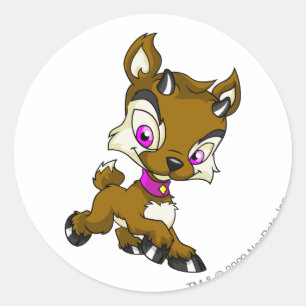 Adesivo Redondo Ixi Brown