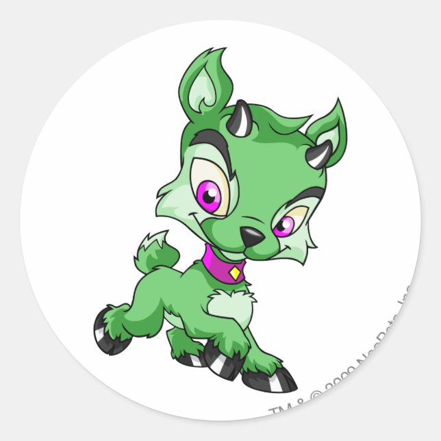 Adesivo Redondo Ixi Green (Frente)