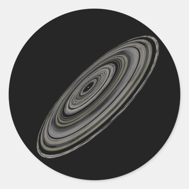 Adesivo Redondo J1407 b (1SWASP J140747.93-394542.6 b) (Frente)