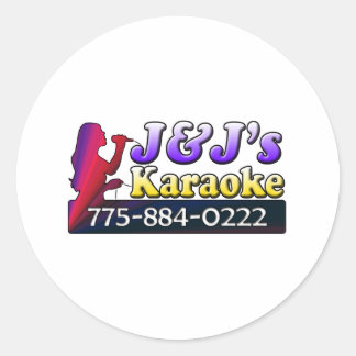 Adesivo Redondo J&J's Karaoke