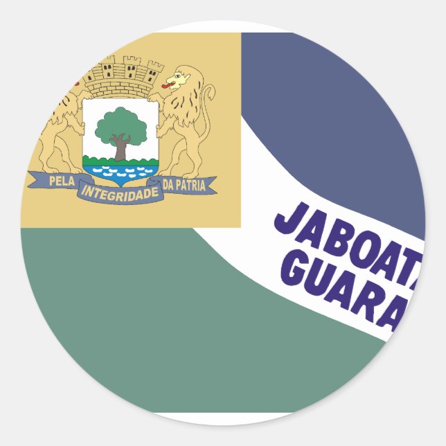 Adesivo Redondo Jaboataodosguararapes Pernambuco Brasil (Frente)