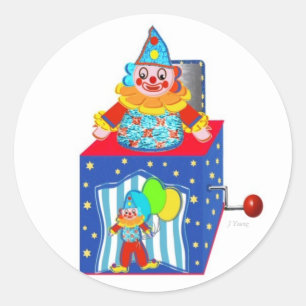 Adesivo Redondo Jack N a caixa