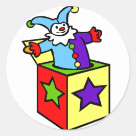 Adesivo Redondo Jack Na Caixa!