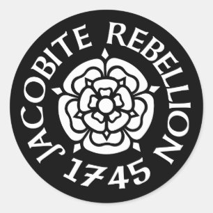 Adesivo Redondo Jacobite 1745