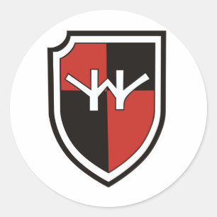 Adesivo Redondo Jagdgeschwader 6 Horst Wessel