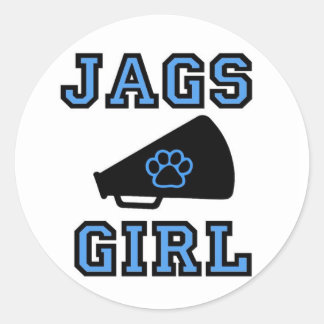 Adesivo Redondo Jags Girl Stickers