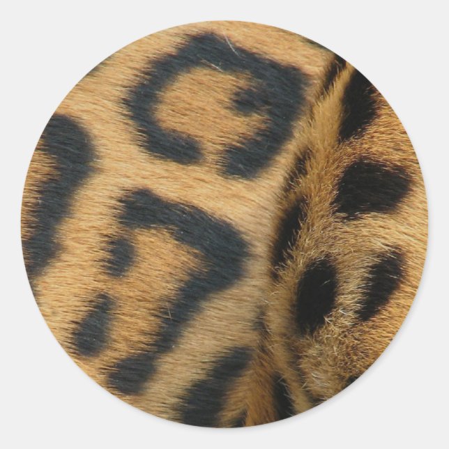 Adesivo Redondo Jaguar Pattern Stickers (Frente)