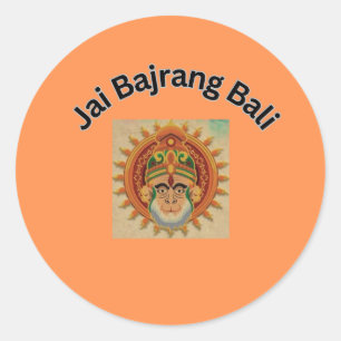 Adesivo Redondo Jai bajrangi bali