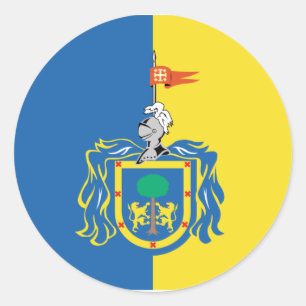 Adesivo Redondo Jalisco, México